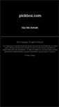 Mobile Screenshot of pickbox.com